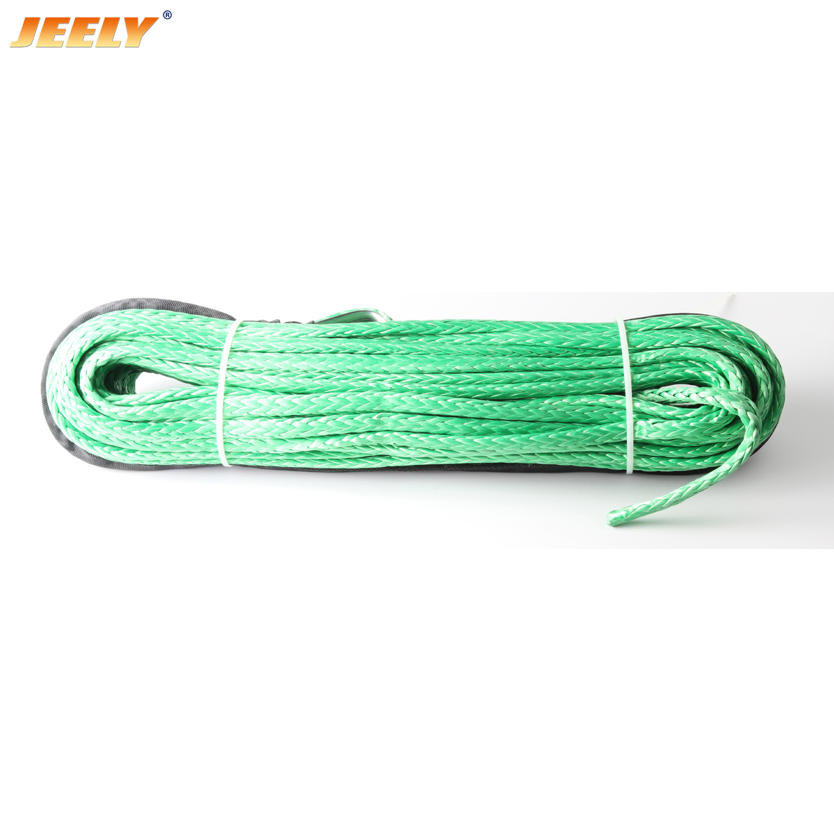 10 mm * 40 m UHMWPE-Windenseil mit Kauschen-Kunststoffschnur für Offroad-ATV / UTV / SUV / 4X4 / 4WD