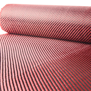 Köperbindung aus aktiviertem Aramid 1500D und 3k Kohlefasergewebe