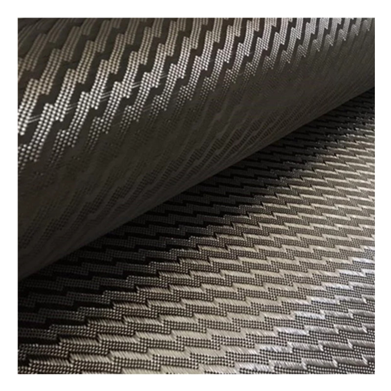 Karbonfaser-Jacquard-Gewebe Karbonfaser-Gewebe mit Blitzmuster